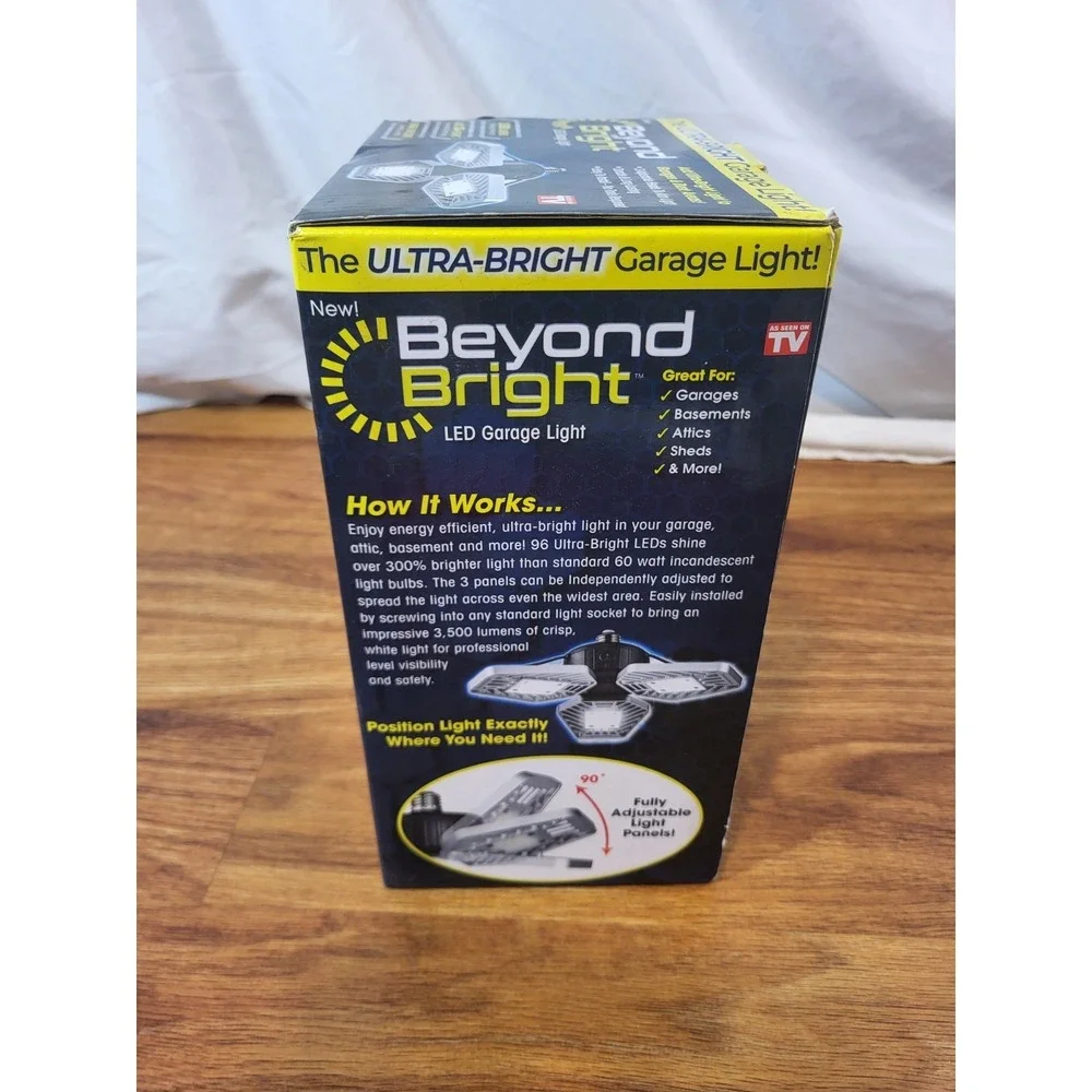 Ontel Beyond Bright LED Garage Light 3,500 Lumens
